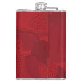 赤おもしろいジョイスティック父の日の挨拶 フラスク (裏面)