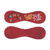 赤おもしろいジョイスティック父の日の挨拶 野球ボール (パネル)