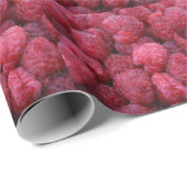 赤おもしろいラズベリーカスタム ラッピングペーパー (ロールコーナー)