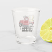 赤おもしろいヴィンテージトラックビール応援! ショットグラス (裏面)