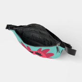 赤おもしろい化パーソナライズされた物キッド ファニーパック (見開き)