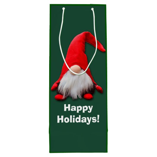 赤おもしろい格言クリスマストースト ワインギフトバッグ (裏面)