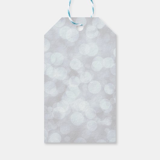 赤おもちゃのトラックのクリスマスで平和の愛と喜び ギフトタグ (裏面)