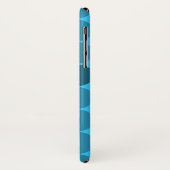 赤および水の正気でないモノグラム Case-Mate iPhoneケース (裏面/左)