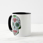 赤および緑の死者の日 マグカップ (正面左)