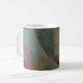 赤および緑 コーヒーマグカップ (正面左)