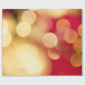 赤および金ゴールドの輝きの包装紙 ラッピングペーパー (フラット)