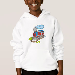 赤および青い列車のTシャツおよびギフト