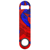 赤および青のファンシーな速度の栓抜き スピード栓抜き (正面)