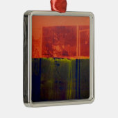 赤および青 メタルオーナメント (右)