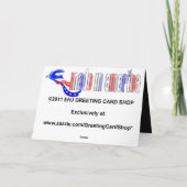 赤および黒の私の恋人のバレンタインカードがあって下さい シーズンカード (裏面)