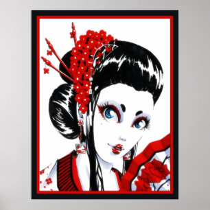 赤および黒 ポスター