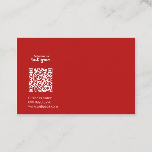 赤おモダン買い上げありがとう 名刺 (裏面)