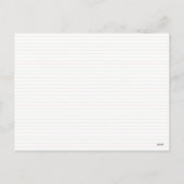 赤お洒落い緑のクリスマス写真 シーズンポストカード (裏面)