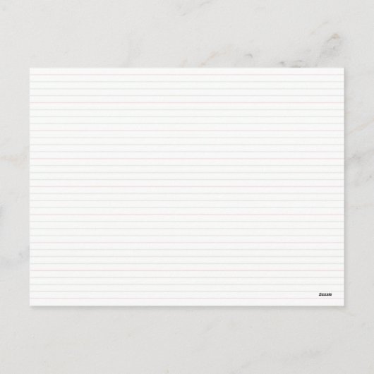 赤お洒落い緑のクリスマス写真 シーズンポストカード (裏面)