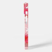 赤お洒落い花渦巻形の葉名Pinkを追加 Case-Mate iPhoneケース (裏面 / 左)