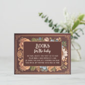 赤お洒落ちゃんシャワー用ヴィンテージ本 エンクロージャーカード (スタンド正面)