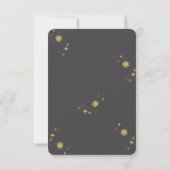 赤お洒落ちゃん服男女兼用赤ちゃんシャワー サンキューカード (裏面)