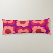 赤お洒落とピンクのフローラレトロはっきりした, 名門私立校風の ボディピロー (裏面)