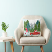 赤お洒落トラックのクリスマスの格言 クッション (椅子)