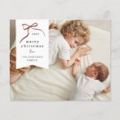 赤お洒落弓クリスマスホリデーフォトバジェット (正面)