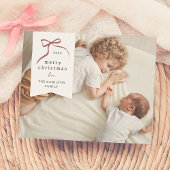 赤お洒落弓クリスマスホリデーフォトバジェット