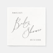 赤お洒落男女兼用ちゃんシャワーナプキン スタンダードカクテルナプキン (正面)