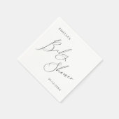 赤お洒落男女兼用ちゃんシャワーナプキン スタンダードカクテルナプキン (角)