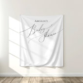 赤お洒落男女兼用ちゃんシャワー背景 タペストリー