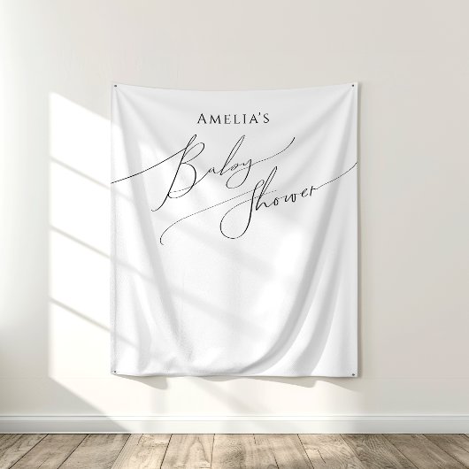 赤お洒落男女兼用ちゃんシャワー背景 タペストリー