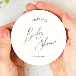 赤お洒落男女兼用ちゃんシャワー ラウンドペーパーコースター