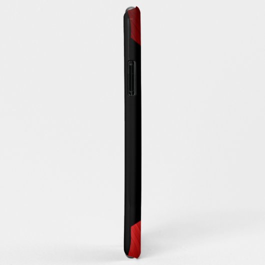 赤お洒落金属 Case-Mate iPhoneケース (裏面/右)