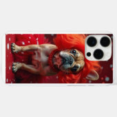 赤かつらi-phoneケース付き犬 Case-Mate iPhoneケース (裏面 (横))