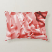 赤からサーモンまでの正方形のアクリルのコーナー アクセントクッション (正面)