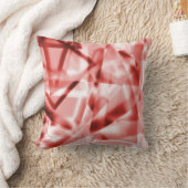 赤からサーモンまでの正方形のアクリルのコーナー クッション (ブランケット)