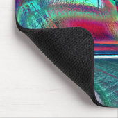 赤からファンシー緑への色あせとデジタルスクラッチ マウスパッド (コーナー)