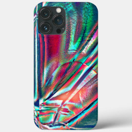 赤からファンシー緑への色あせとデジタルスクラッチ iPhone 13 PRO MAXケース