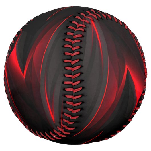 赤からポイント抽象デザイン ソフトボール (アングル)