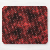 赤から濃いステンドスクエア、カーボン汚れ3D階段 マウスパッド (正面)