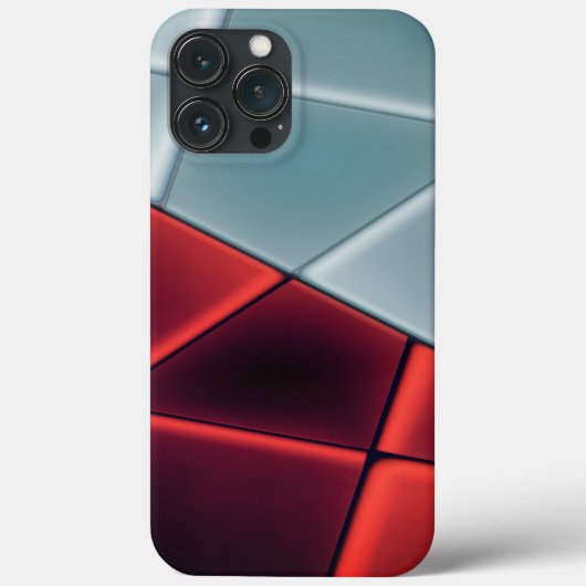 赤から灰色がかった台形に変更するオプション… t Case-Mate iPhoneケース (裏面)