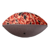 赤から珊瑚の色に映る曲がった正方形 アメリカンフットボール (回転270)