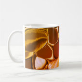 赤から緑に移行する丸い形状 コーヒーマグカップ (左)