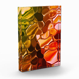 赤から緑に移行する丸い形状 フォトブロック