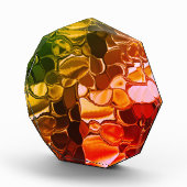 赤から緑に移行する丸い形状 フォトブロック (右)