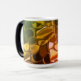 赤から緑に移行する丸い形状 モーフィングマグカップ