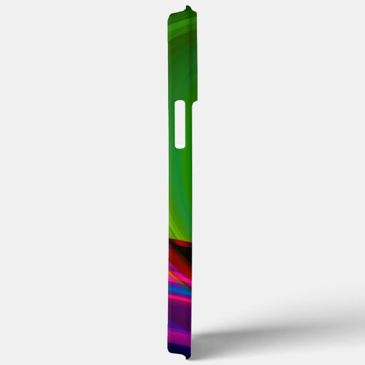 赤から緑へわずかに重なるストロークカーブ Case-Mate iPhoneケース (裏面 / 右)