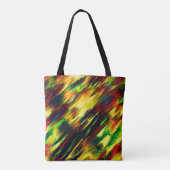 赤から黄色に染まった赤い緑 トートバッグ (裏面)