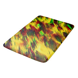 赤から黄色に染まった赤い緑 バスマット