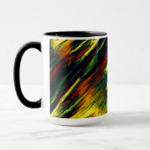 赤から黄色に染まった赤い緑 マグカップ (左)