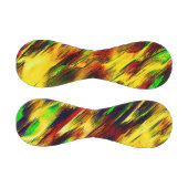 赤から黄色に染まった赤い緑 野球ボール (パネル)